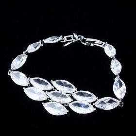 Silver Zircon Bracelet