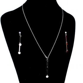 Hot Selling Stainless Steel Necklace Set, Earings, Bracelet