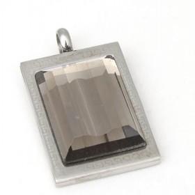 Diamond Stainless Steel Pendant