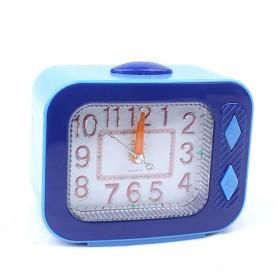 Blue Cartoon TV-design Creative Lovely Quartz Alarm Clock