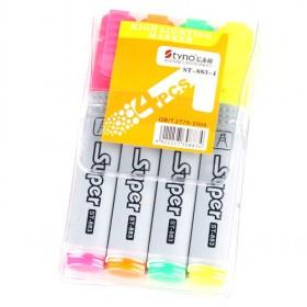 Highlighter Fluorescence Pen For LED Writing Board ,colorful Fluorescence Marker,4pc/box, 8834
