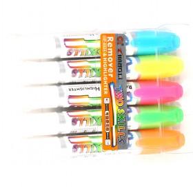 Highlighter Fluorescence Pen For LED Writing Board ,colorful Fluorescence Marker,5pc/box, 6624