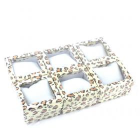 Luxury Animal Print Soft Inner Cushion Gift Jewelry Watch Boxes