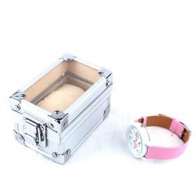Hot Sale Euro Watch Case Display Silver Packing Box