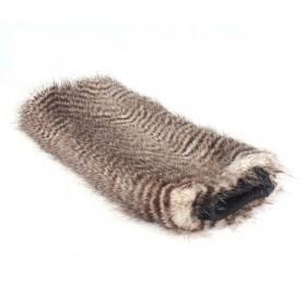 Women Ladies Mink Fur Leg Warmer Muffs Foot Cover Boots Sleeve Warm Longwool Leopard
