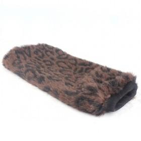 Good Women Ladies Fur Leg Warmer Muffs Foot Cover Boots Sleeve Warm Longwool Leopard