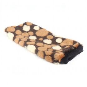 Women Ladies Spot Fur Leg Warmer Muffs Foot Cover Boots Sleeve Warm Longwool Leopard