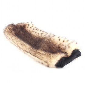 Coffee Fur Leg Cover Warmer Muffs Boots Leggings Socks Faux Fur Foot Cover Socks Cover