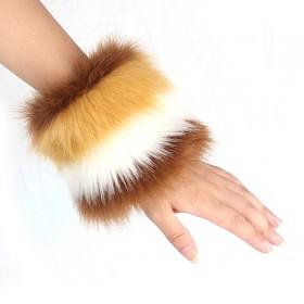 Muticolors Faux Fur Leg Cover Warmer Muffs Boots Leggings Socks Faux Fur Foot Cover Socks Cover