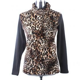 2013 Fashion Animalprint Highneck Womwn Shape Underwear Seamless Thermal Underwear Set ,ware Underwear