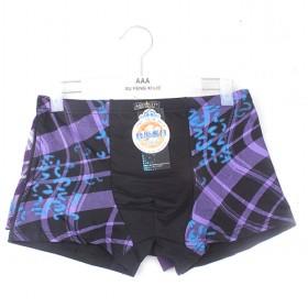 High Quality Men 's Grid Underwear Boxers Briefs Cotton Underwear Man Underwear Boxer Shorts