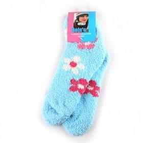 Adult Lovely Flower Strip Microfiber Socks For Woman And Man,christmas ' Sock,