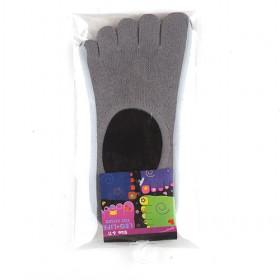 100% Special Cotton Five Fingers Women 's Socks Plain Knee-high Tube Socks