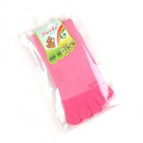2013 New Fashion Pink Women Striped Toe Socks Cotton Candy Socks