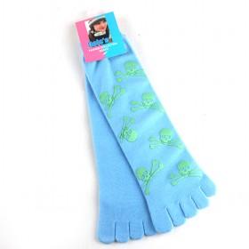2013 New Blue Fashion Women Striped Toe Socks Cotton Candy Socks