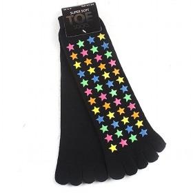2013 New Fashion Star Women Striped Toe Socks Cotton Candy Socks