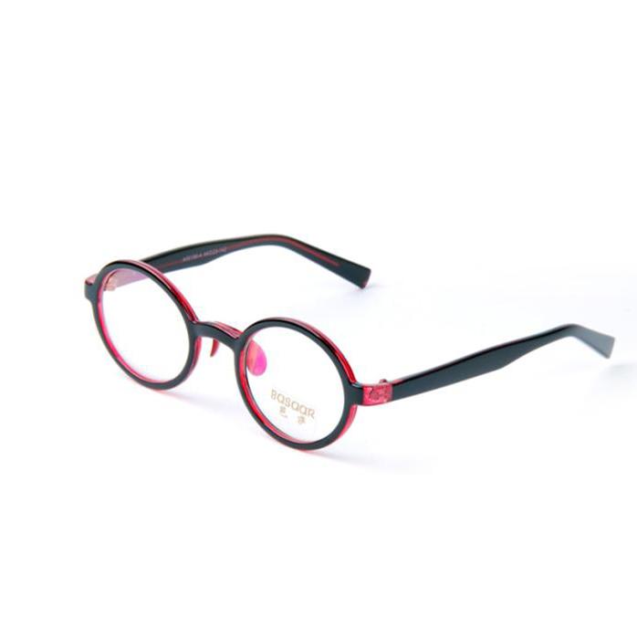 Wholesale Fashionable Circle Shaped Glasses RedBlack