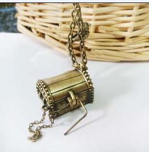 Vogue Treasure Box Unfold Necklace Bronze