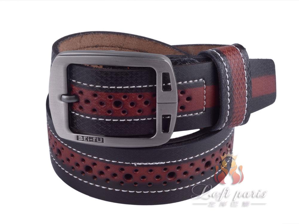 Leather belt