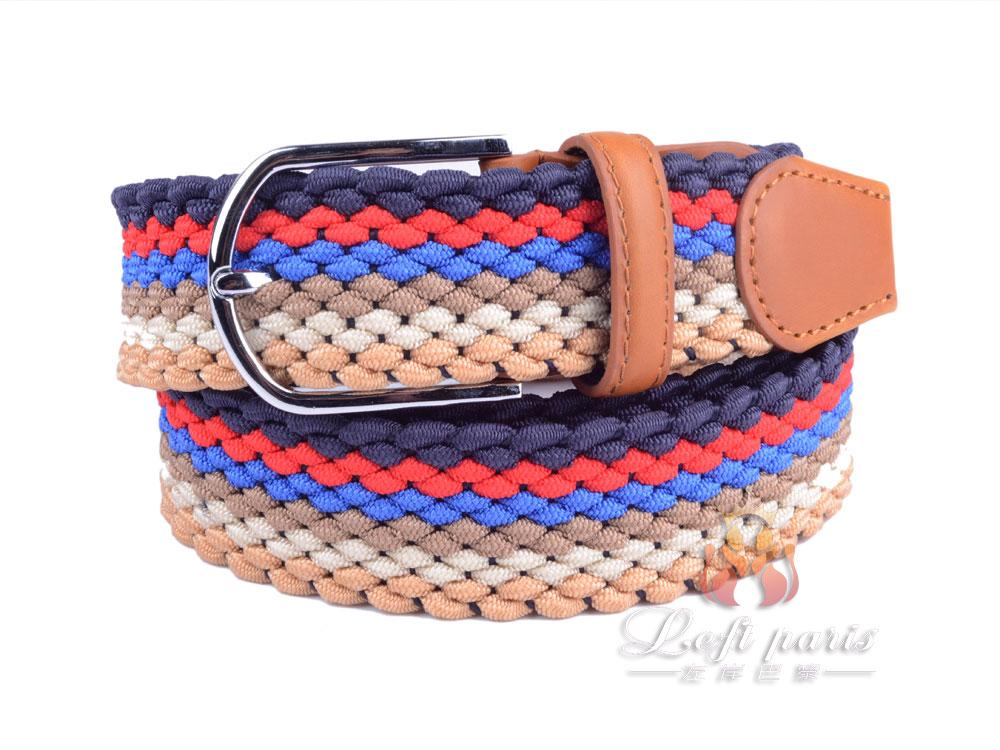 Waved elastic belt