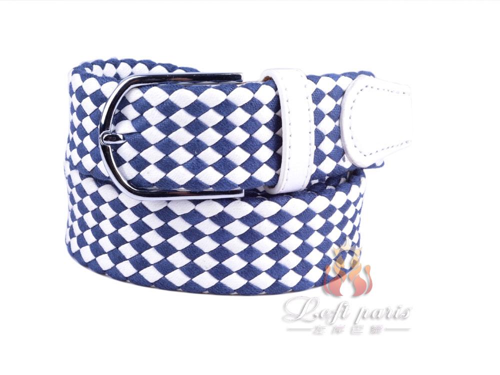 Waved woven belt