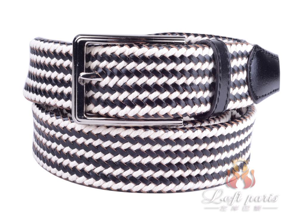Waved woven belt
