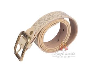 Ladies Embossed Leather Belts