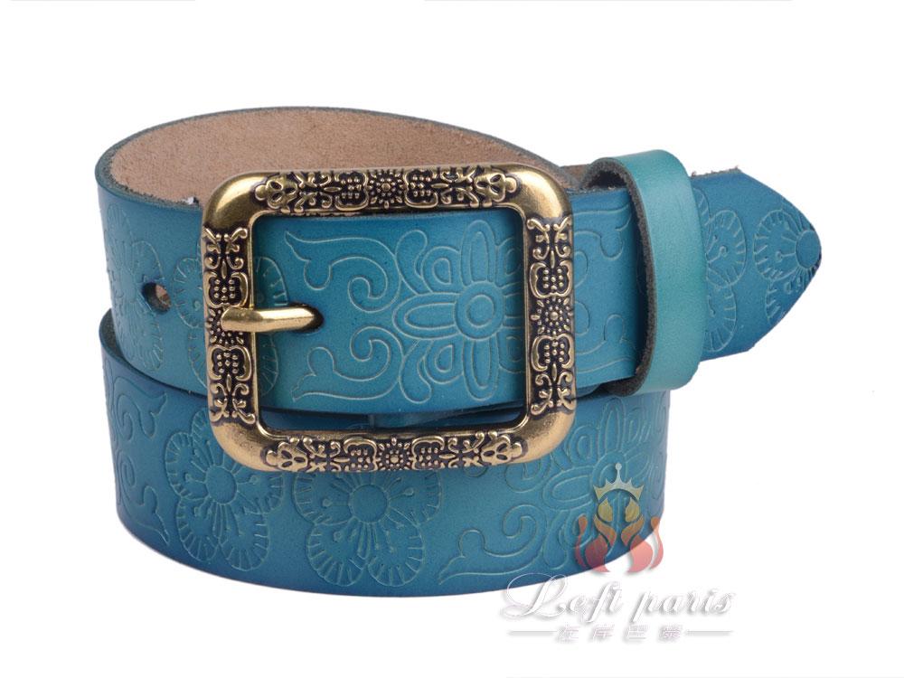 Women's Alloy Knurling Buckle