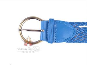 Regenation leather woven belt