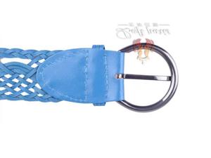 Regenation leather woven belt