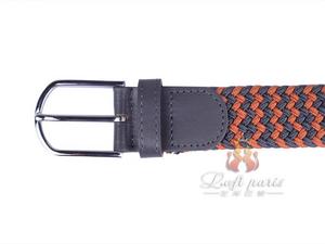 Waved elastic belt
