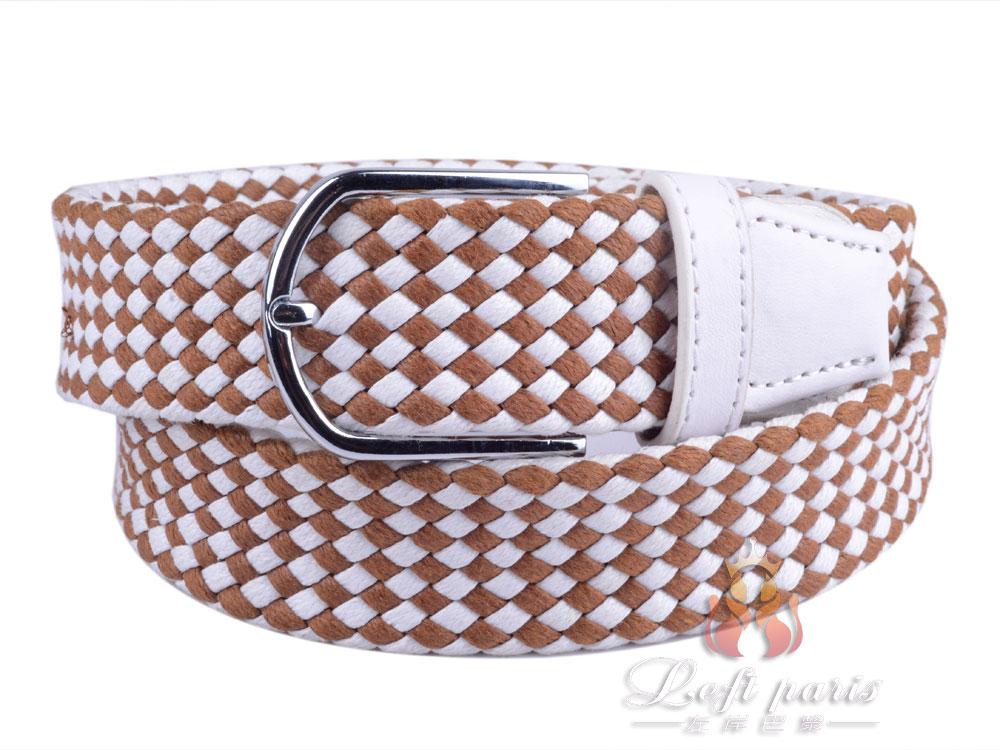 Waved woven belt