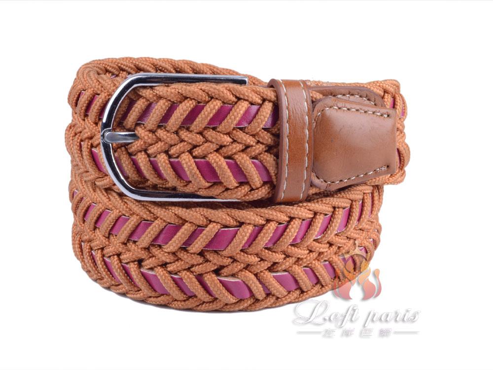 Waved woven belt