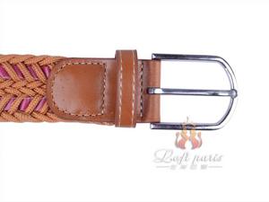 Waved woven belt