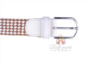 Waved woven belt