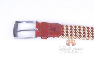 Waved woven belt