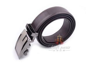 Genuine leather automatic buckle belt