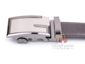 Genuine leather automatic buckle belt