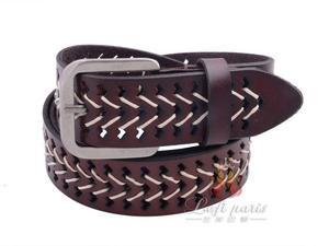 Lady Genuine Leather Pin Buckle