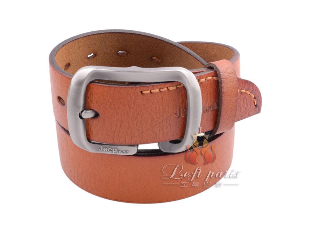Pin Buckle Leather Belt