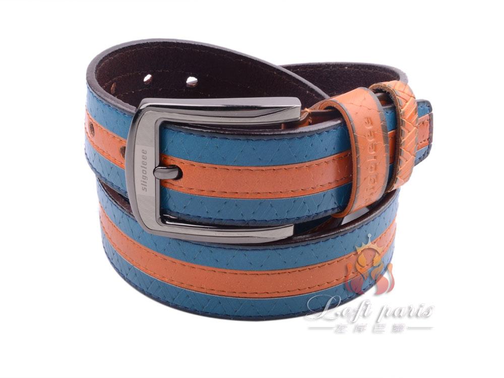 Pin Buckle Leather Belt