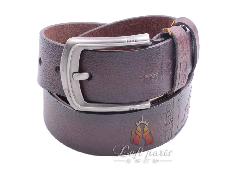 Pin Buckle Leather Belt
