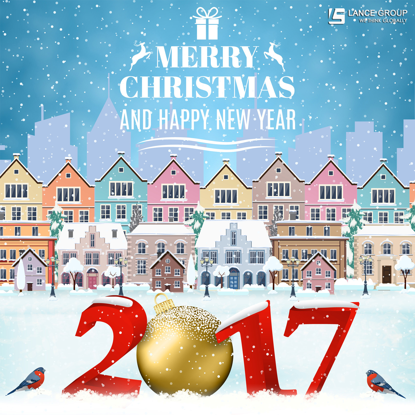 2017 Happy new year, Merry Christmas