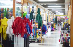 umbrella and rain gear in Yiwu market